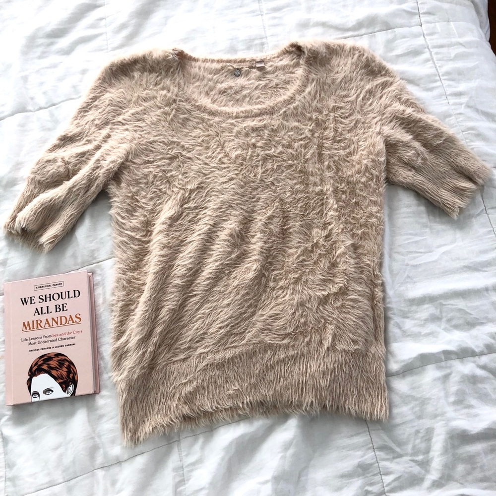 NWOT Blush Eyelash Sweater